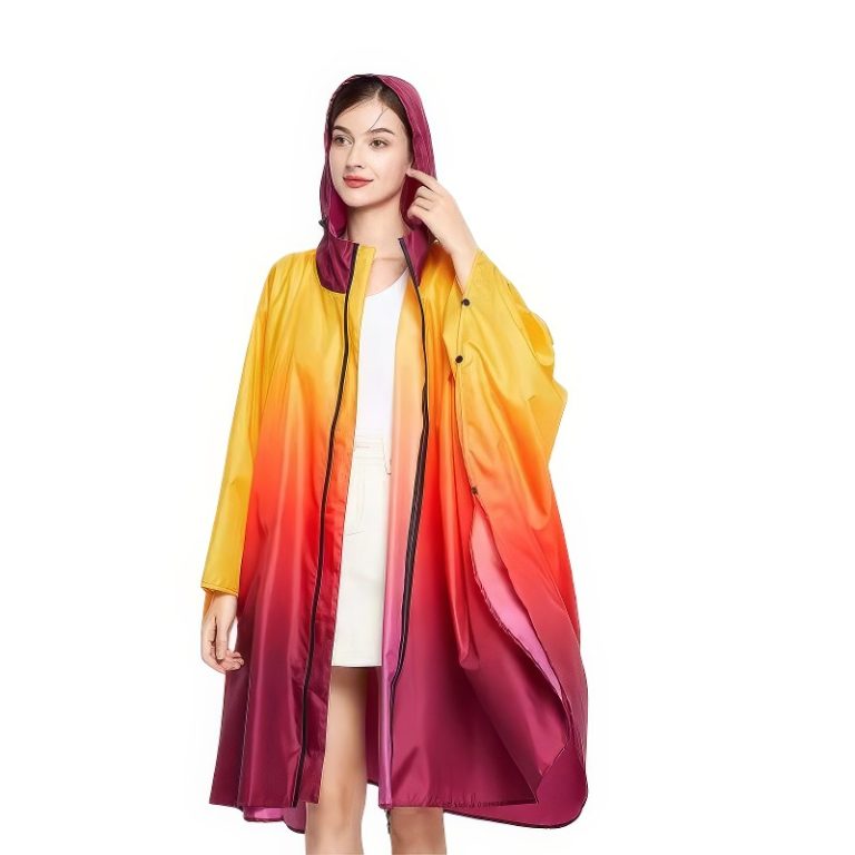 YOSOO Ponchos De Pluie Pour Hommes Poncho De Pluie à Capuche