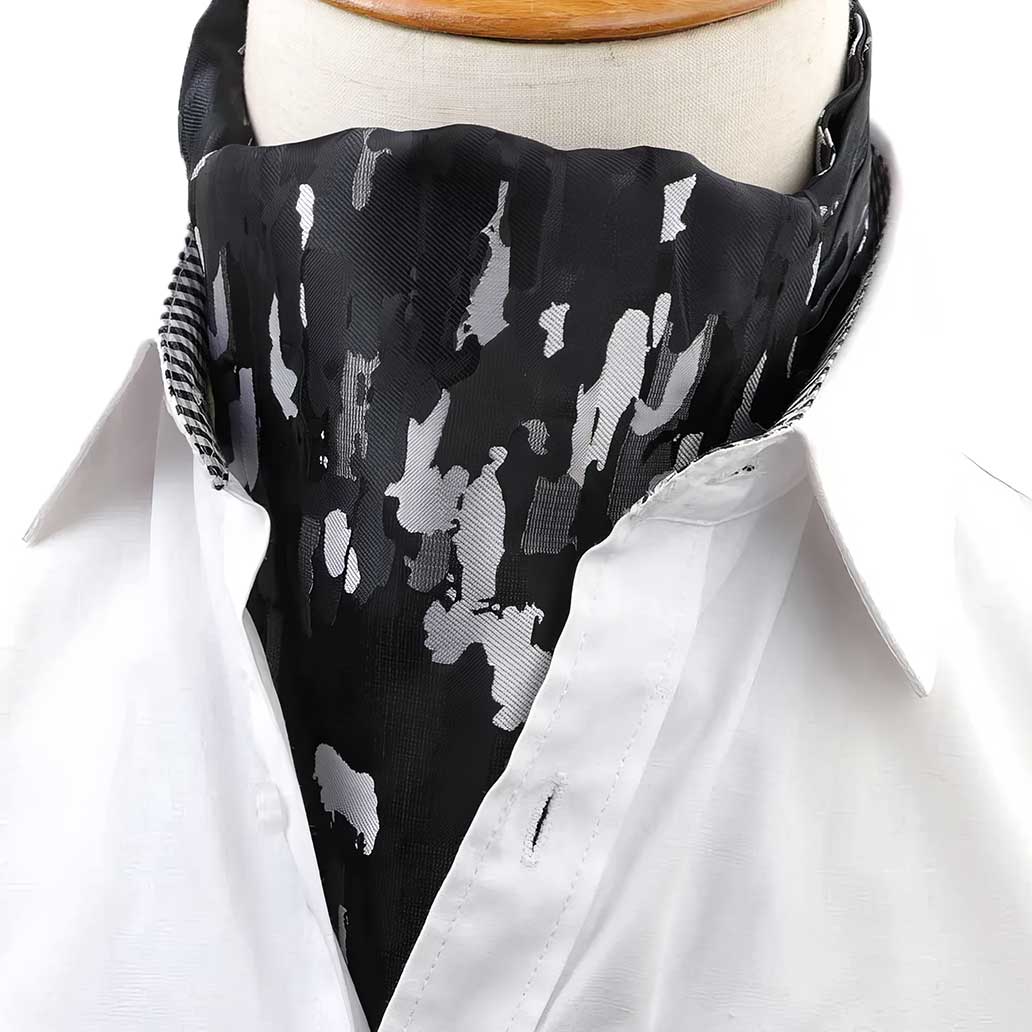 Ascot Cravate Noir Militaire