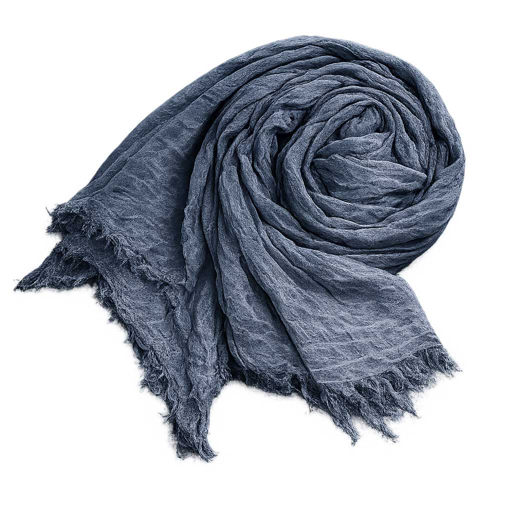 Chèche Homme Gris Bleu Sahara