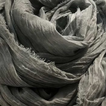 Chèche Homme Gris Sahara - Détails