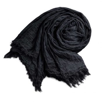 Chèche Homme Noir Sahara