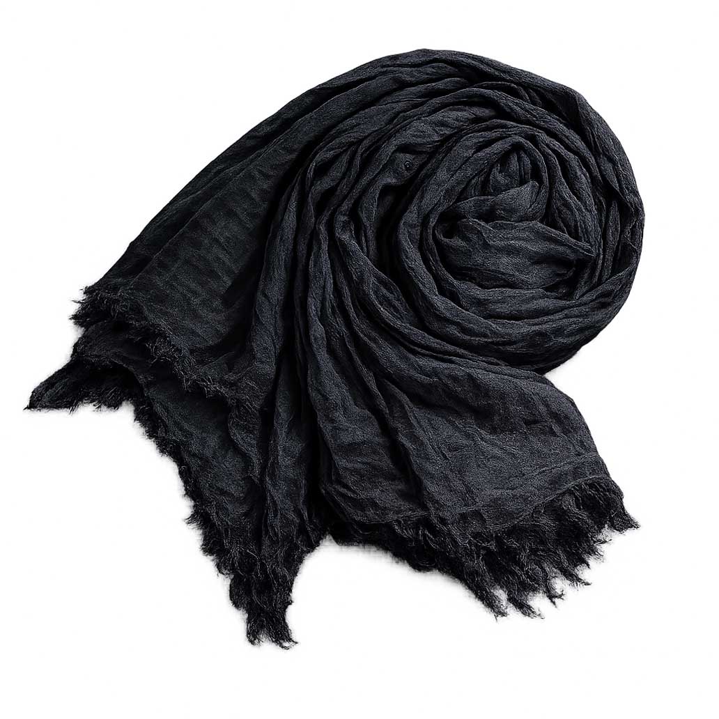 Chèche Homme Noir Sahara