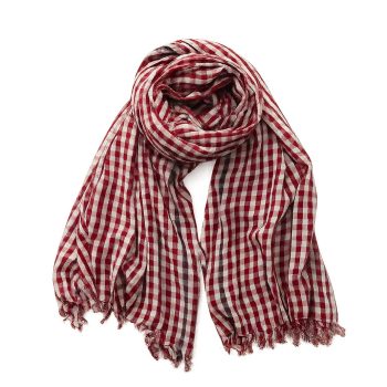 Foulard Chèche Rouge Vichy