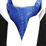 Foulard Homme Bleu Ascot Paisley